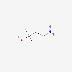 4-amino-2-methylbutan-2-ol structure, CAS 26734-08-7