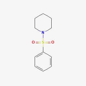 1-(phenylsulfonyl)piperidine structure, CAS 5033-23-8