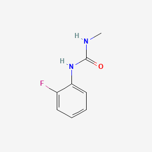 1-(2-fluorophenyl)-3-methylurea structure, CAS 13140-07-3