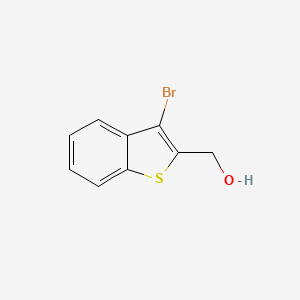 (3-bromobenzo[b]thiophen-2-yl)methanol structure, CAS 2A-1167516