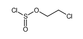 2-chloroethyl sulfurochloridite structure, CAS 41239-98-9