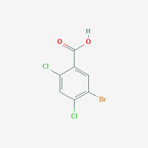 5-bromo-2,4-dichlorobenzoic acid structure, CAS 791137-20-7
