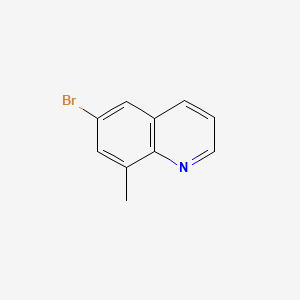 6-bromo-8-methylquinoline structure, CAS 178396-31-1