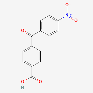 4-(1-(4-aminophenyl)vinyl)benzoic acid structure, CAS 7377-13-1