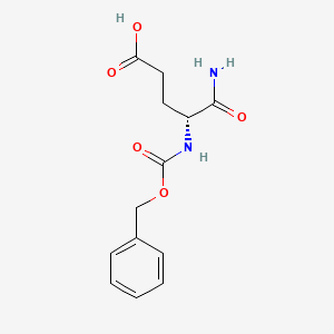 (S)-5-amino-4-(((benzyloxy)carbonyl)amino)-5-oxopentanoic acid structure, CAS 19522-39-5