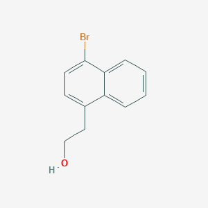 2-(4-bromonaphthalen-1-yl)ethan-1-ol structure, CAS 90867-05-3