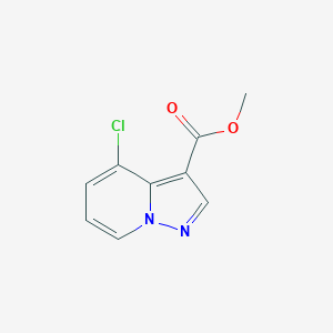 4-Chloro-Methyl pyrazolo[1,5-a]pyridine-3-carboxylate structure, CAS 1167056-15-6