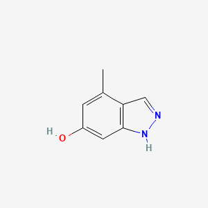 4-Methyl-1H-indazol-6-ol structure, CAS 885521-33-5