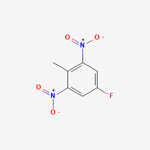 4-FLUORO-2,6-DINITROTOLUENE structure, CAS 102735-88-6