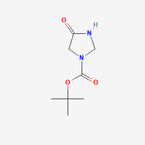 tert-Butyl 4-oxoiMidazolidine-1-carboxylate structure, CAS 885954-76-7