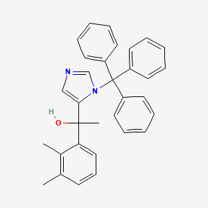 1’-Hydroxy N-Trityl Medetomidine structure, CAS 176721-03-2