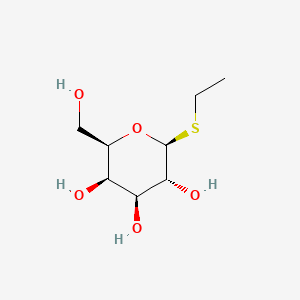(2S,3R,4S,5R,6R)-2-(ethylthio)-6-(hydroxymethyl)tetrahydro-2H-pyran-3,4,5-triol structure, CAS 56245-60-4