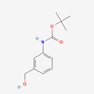 tert-butyl (3-(hydroxymethyl)phenyl)carbamate structure, CAS 118684-31-4