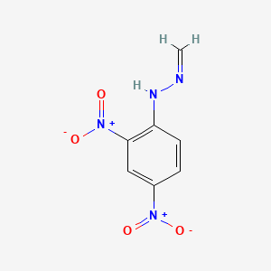 Formaldehyde-2,4-dinitrophenylhydrazon structure, CAS 1081-15-8