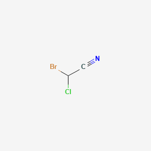 2-bromo-2-chloroacetonitrile structure, CAS 83463-62-1