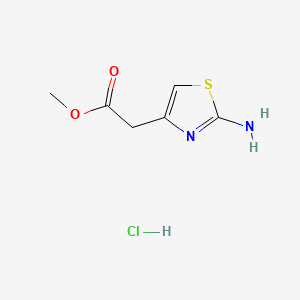 Methyl 2-Aminothiazole-4-Acetate Hydrochloride structure, CAS 76629-18-0