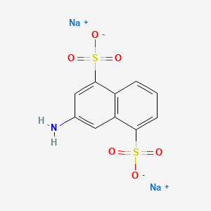 3-aminonaphthalene-1,5-disulphonic acid, sodium salt structure, CAS 52085-24-2