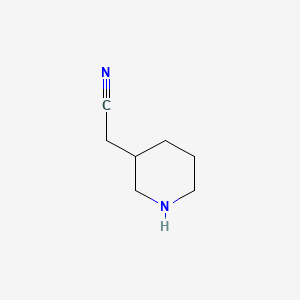 3-Cyanomethylpiperidine structure, CAS 5562-22-1
