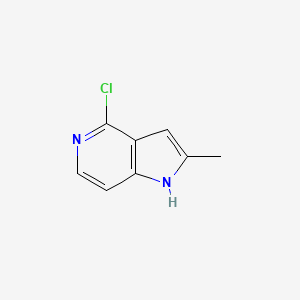 4-Chloro-2-Methyl-1H-pyrrolo[3,2-c]pyridine structure, CAS 854018-87-4