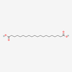 EICOSANEDIOIC ACID structure, CAS 2424-92-2
