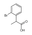 2-(2-bromophenyl)propanoic acid structure, CAS 153184-13-5