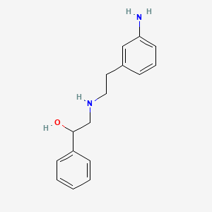 2-((3-aminophenethyl)amino)-1-phenylethan-1-ol structure, CAS 2A-1167668