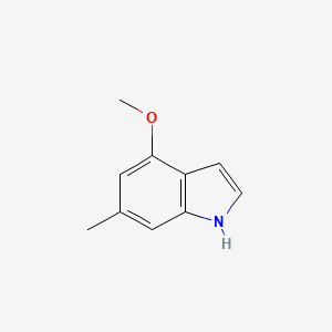 1H-Indole, 4-Methoxy-6-Methyl- structure, CAS 885522-46-3