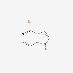 4-BROMO-5-AZAINDOLE structure, CAS 1000342-68-6