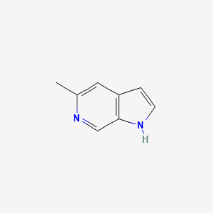 1H-Pyrrolo[2,3-c]pyridine, 5-Methyl- structure, CAS 1260381-52-9