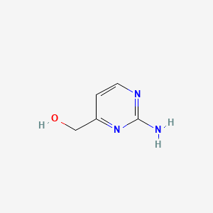 (2-aminopyrimidin-4-yl)methanol structure, CAS 2164-67-2