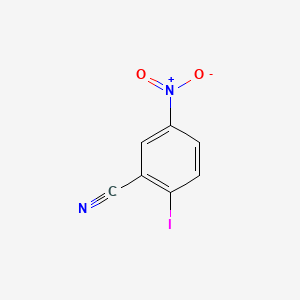 2-iodo-5-nitrobenzonitrile structure, CAS 101421-15-2