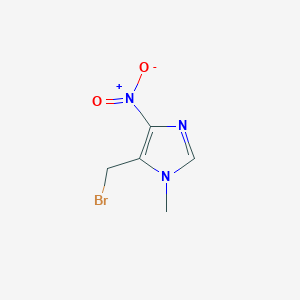 5-(Bromomethyl)-1-methyl-4-nitro-1H-Imidazole structure, CAS 1017279-02-5