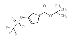 tert-Butyl 3-(((trifluoroMethyl)sulfonyl)oxy)-2,5-dihydro-1H-pyrrole-1-carboxylate structure, CAS 630121-86-7