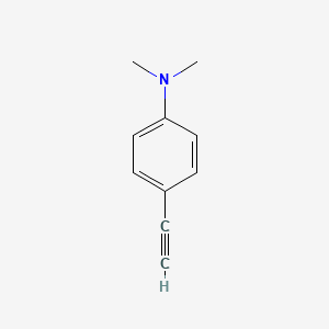 4-ethynyl-N,N-diMethylbenzenaMine structure, CAS 752235-18-0