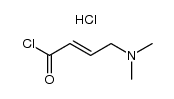 (2E)-4-(dimethylamino)but-2-enoyl chloride hydrochloride[HCl] structure, CAS 1055943-40-2