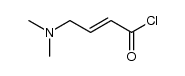 (E)-4-(Dimethylamino)but-2-enoyl chloride structure, CAS 1056149-69-9