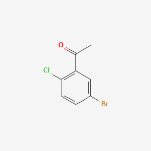 5'-Bromo-2'-chloroacetophenone structure, CAS 105884-19-3