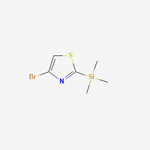 4-bromo-2-(trimethylsilyl)thiazole structure, CAS 108306-53-2