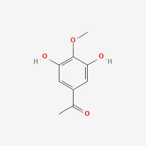 1-(3,5-dihydroxy-4-methoxyphenyl)ethanone structure, CAS 1148204-58-4
