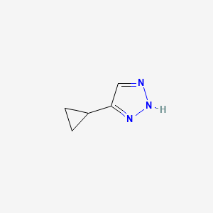 5-Cyclopropyl-1H-1,2,3-triazole structure, CAS 1163692-73-6