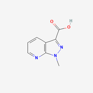1-Methyl-1H-Pyrazolo[3,4-B]Pyridine-3-Carboxylic Acid structure, CAS 116855-09-5