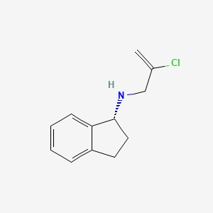 N-2-propene-1yl-2-chloro-R-aminoindane structure, CAS 1175018-73-1
