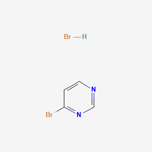 4-bromopyrimidine;hydrobromide structure, CAS 1187931-22-1