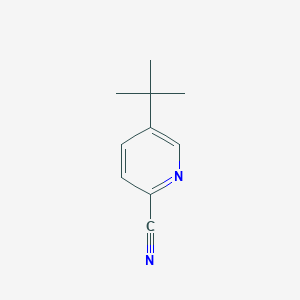 5-(tert-Butyl)picolinonitrile structure, CAS 1211535-66-8