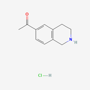 1-(1,2,3,4-tetrahydroisoquinolin-6-yl)-1-one structure, CAS 1211876-16-2