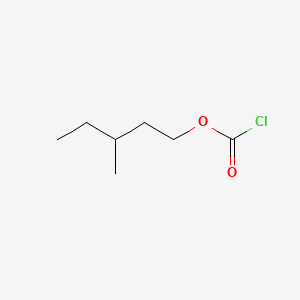 3-Methyl-1-pentyl chloroformate structure, CAS 1215109-09-3