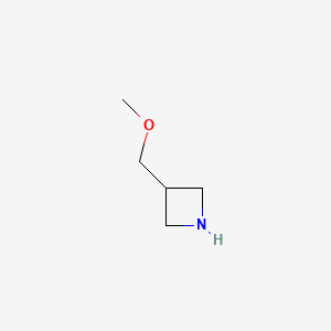 3-(MethoxyMethyl)-azetidine structure, CAS 942400-33-1
