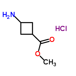 (1s,3r)-methyl 3-aminocyclobutane carboxylate hydrochloride structure, CAS 74316-29-3