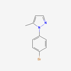 1-(4-broMophenyl)-5-Methyl-1H-pyrazole structure, CAS 1227958-63-5