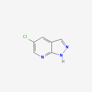 5-CHLORO-1H-PYRAZOLO[3,4-B]PYRIDINE structure, CAS 1240725-66-9
